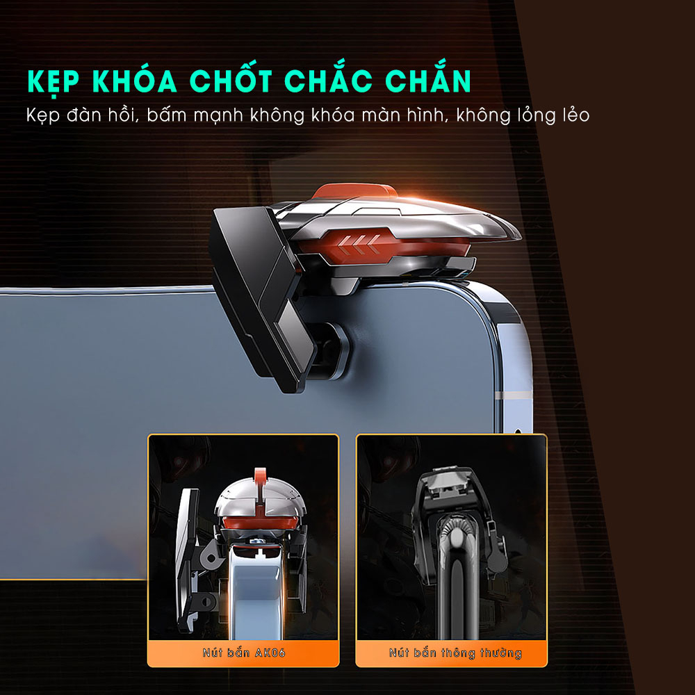 Kẹp khóa phía sau MEMO AK06